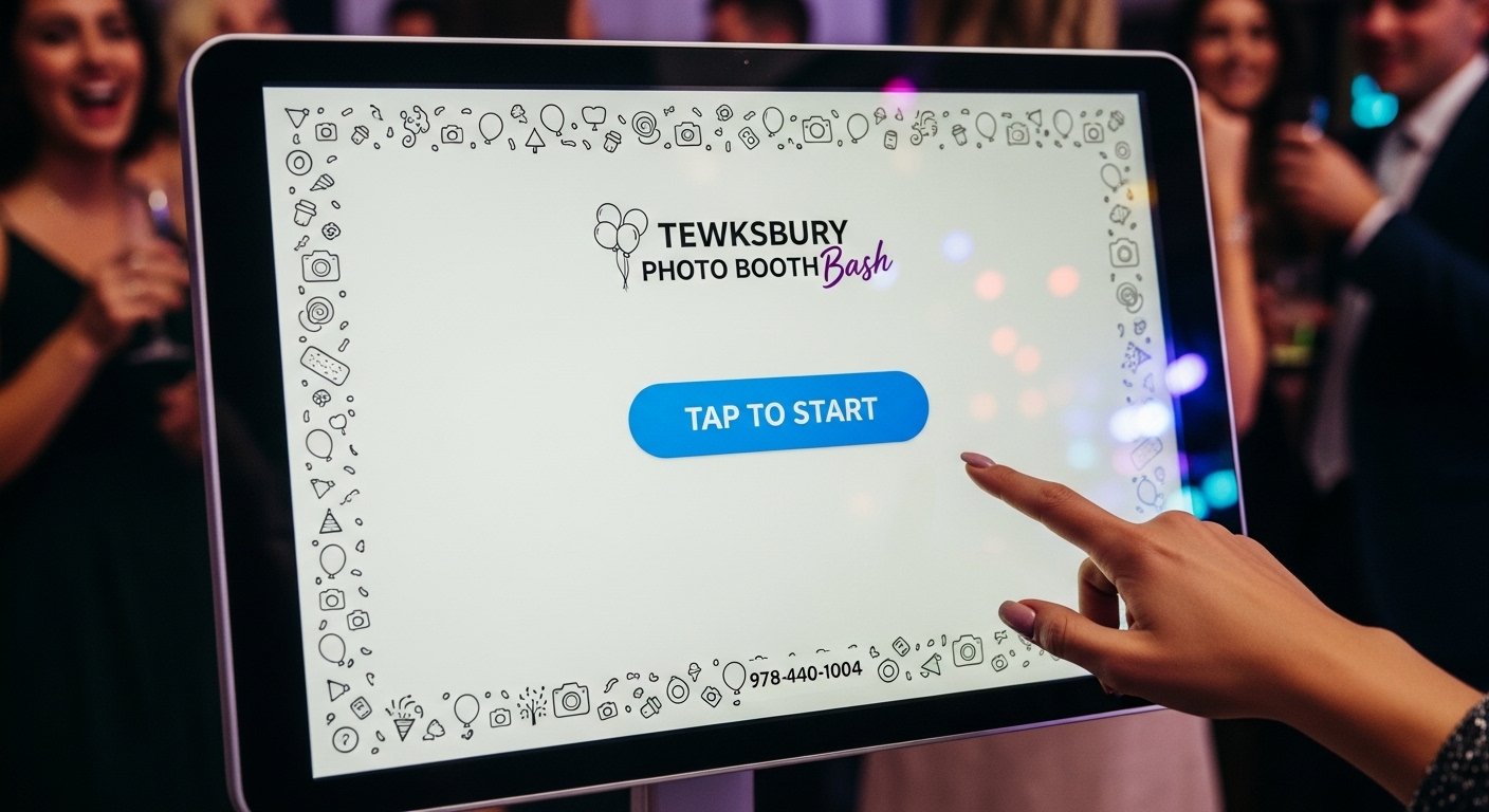 Photo booth event setup in Concord