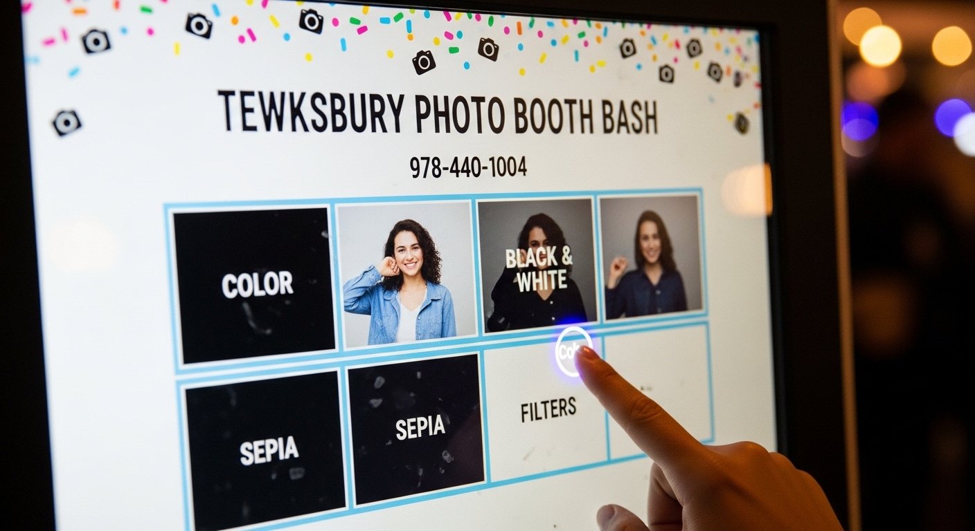 Wedding Photo Booth Rental setup