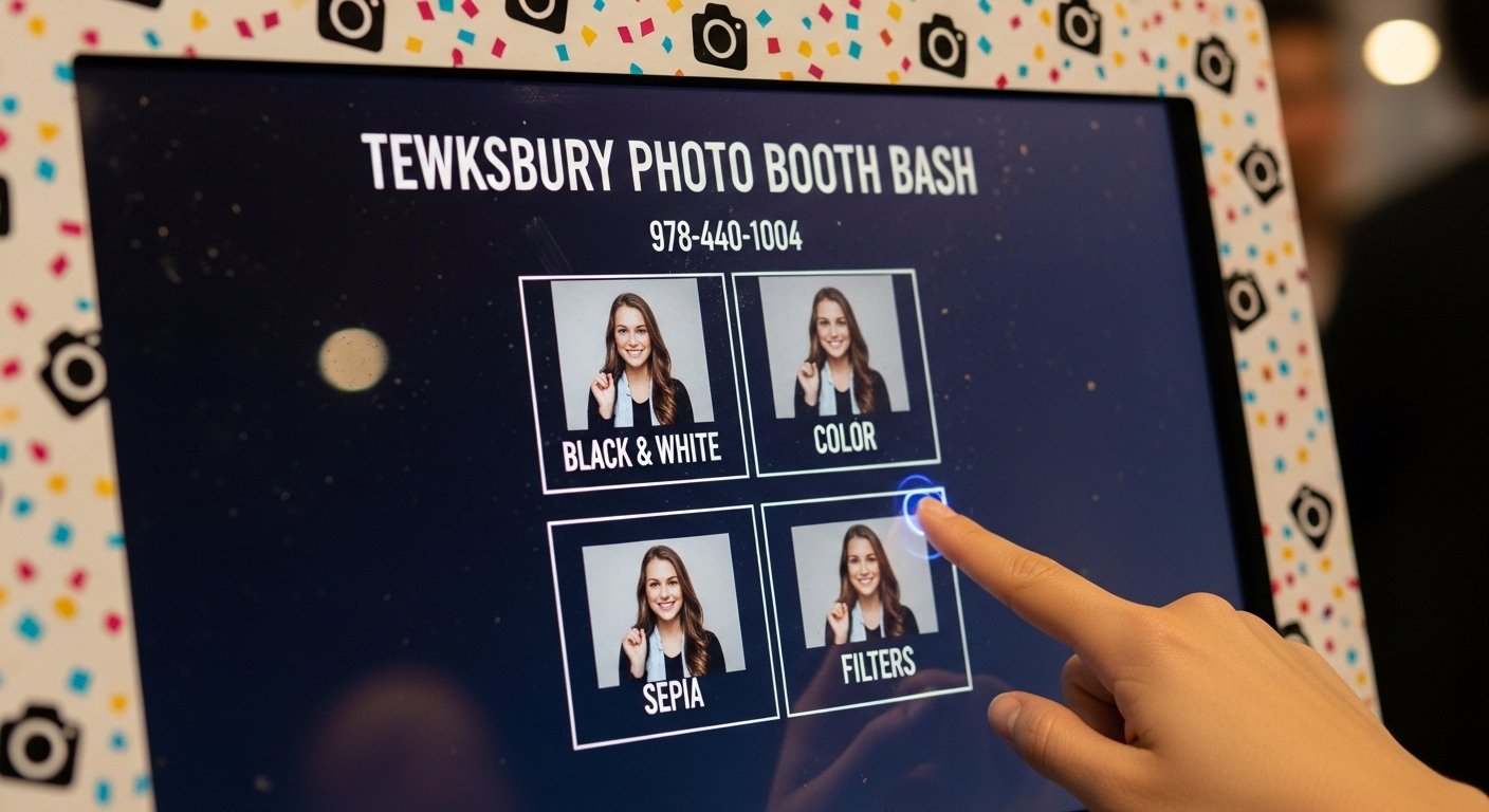 Outdoor Photo Booth Rental setup